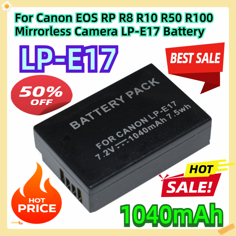 Canon Camera Eos R8 - Batterie LP-E17 pour appareil photo sans
