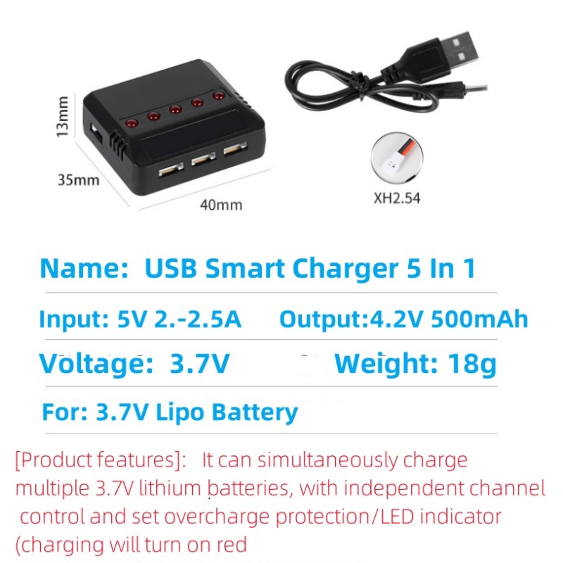 Syma X5HW X5HC X5C X5SW 3.7V 5 - Drone Battery Balance Charger avis et prix