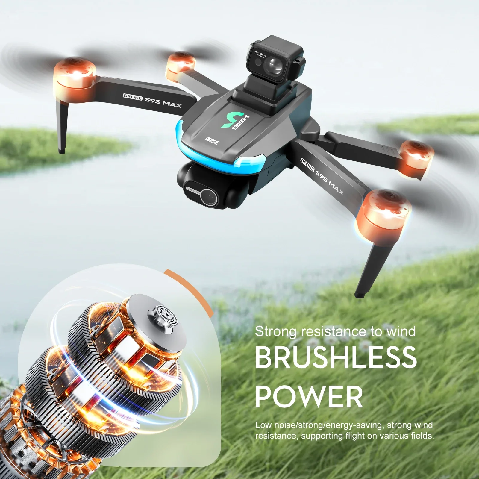 Nouveau S9S MAX MINI Drone 4K  - Drone Battery Box avis et prix