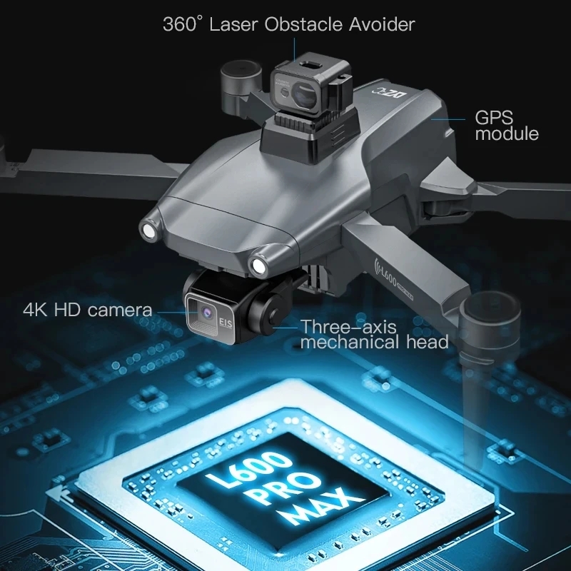 Drone GPS professionnel L600 P - Drone Battery Box avis et prix