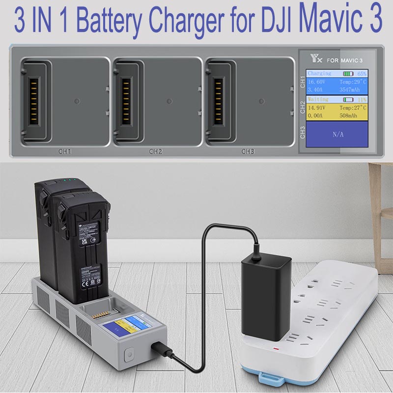 Chargeur de batterie 3 en 1 po - Drone Battery Parallel Board avis et prix