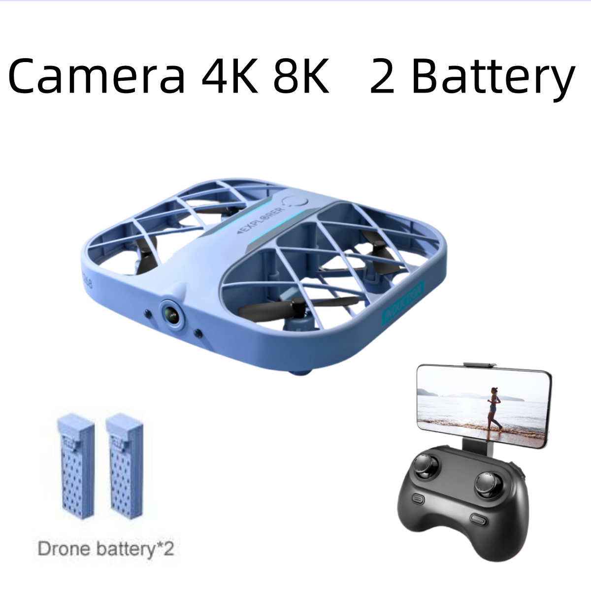 Drone RC JJRC H107 FPV avec 2  - Drone Battery Box avis et prix